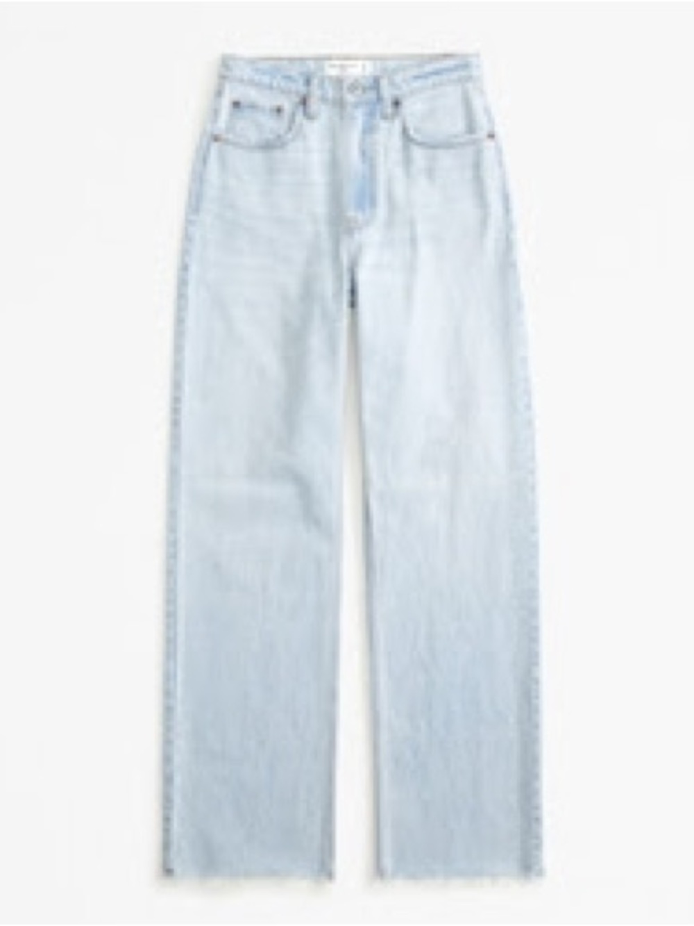 Abercrombie & Fitch Light Wash Wide-Leg Women’s Jeans